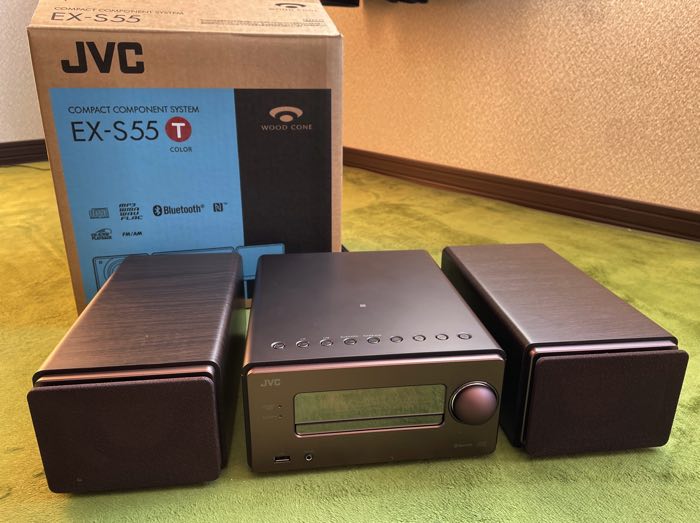 jvc ex-s55 ウッドコーン高級コンポ （ウッドコーン コンパクト 